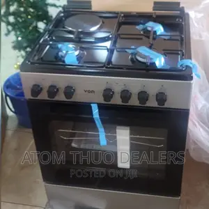 Von Black / Silver 60"60 Free Standing Cooker 3+1