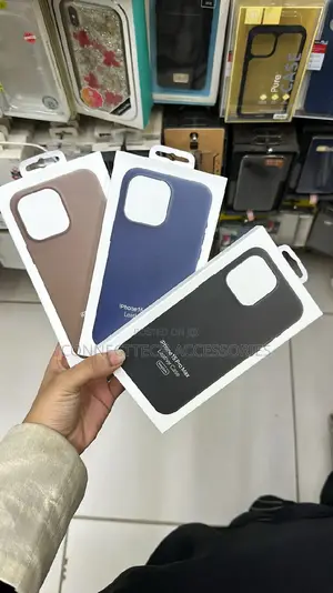 iPhone 15 Pro Max Leather Case With Magsafe