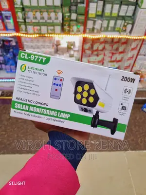 200 Watts Solar Monitoring Lamp With Motion Sensor