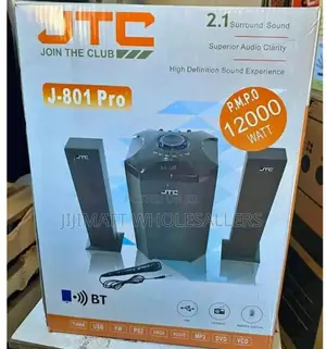 JTC 2.1ch Hometheatre-Bt/Fm/Usb- 12,000watts-System