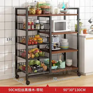 *Multifunctional Strong Metallic Kitchen Rack