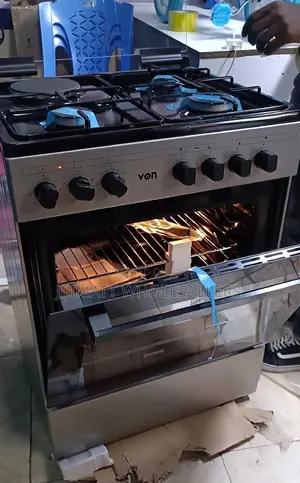 Cooker/Von 3gas+1electric 60by60 Standing Cooker With Oven