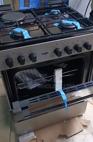 Von 3G+1E Free Standing Cooker With Electric Oven 60by60