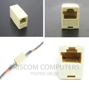 RJ45 Connector Ethernet Cable Joiner Coupler Straight
