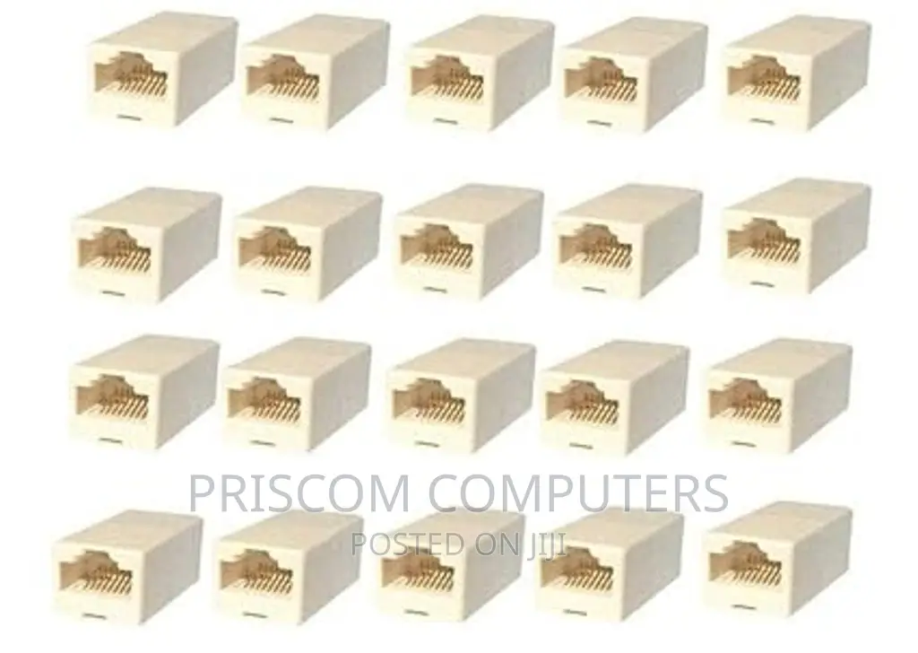 Ethernet Lan Cable Connector, RJ45 CAT 5 5E Extender Plug