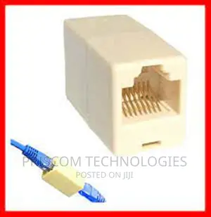 RJ45 Connector Ethernet Cable Joiner Coupler Straight