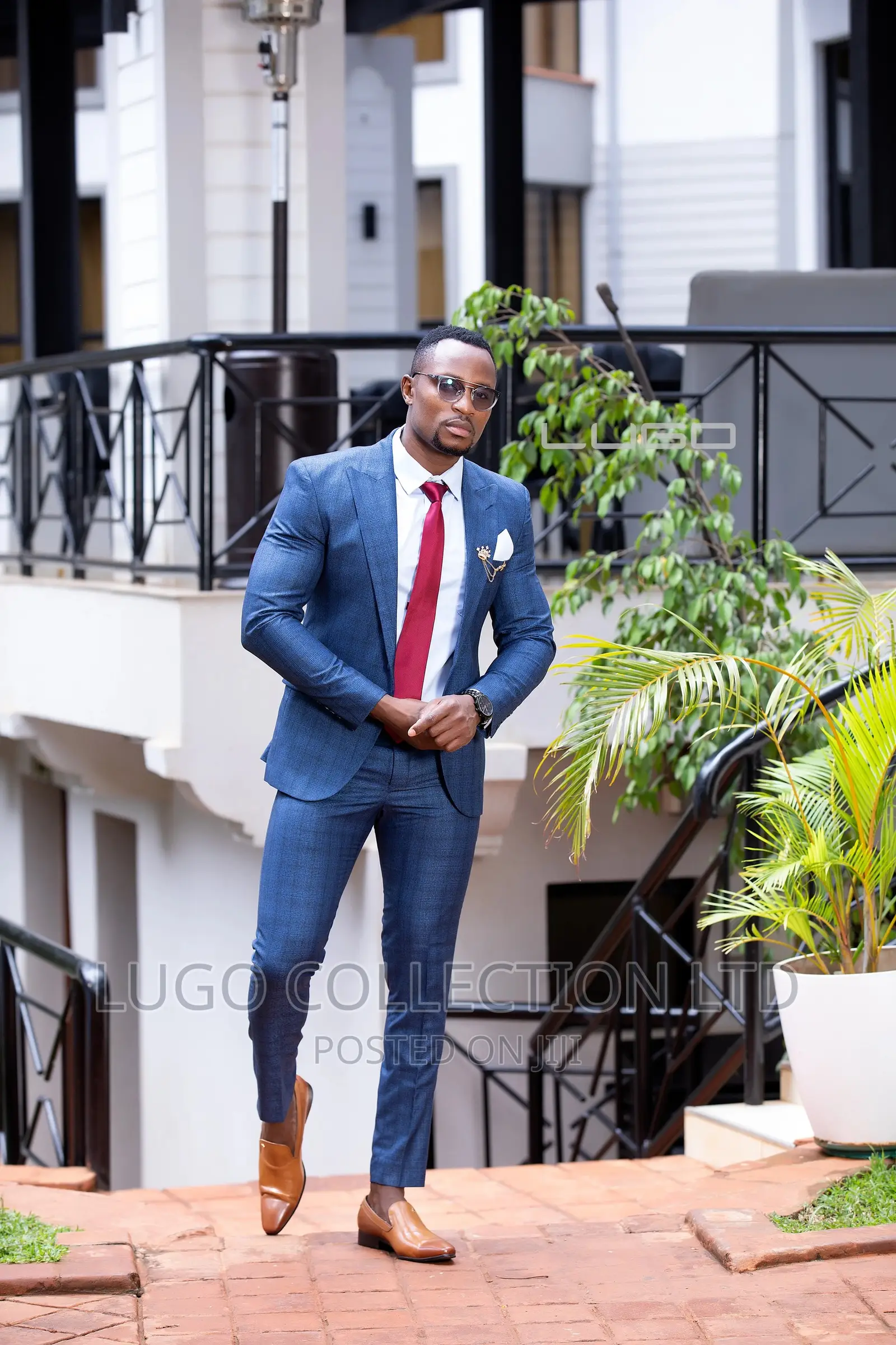 Men’S Suitcustom Made Checked Suit