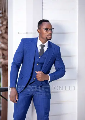 3pc Mens Suits.Pinstripe Three-piece Suit