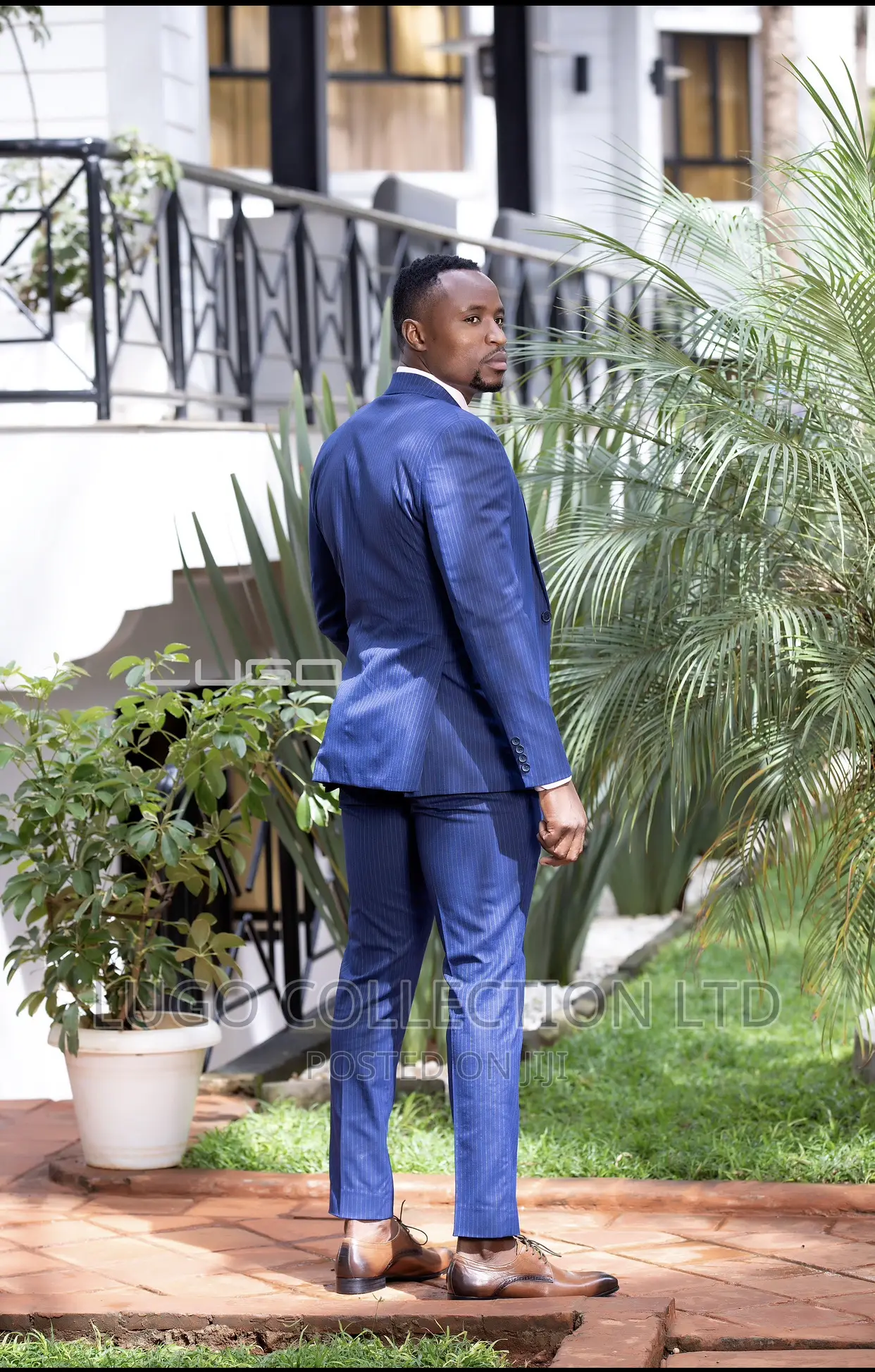 Mens Suit.Pinstripe Suit