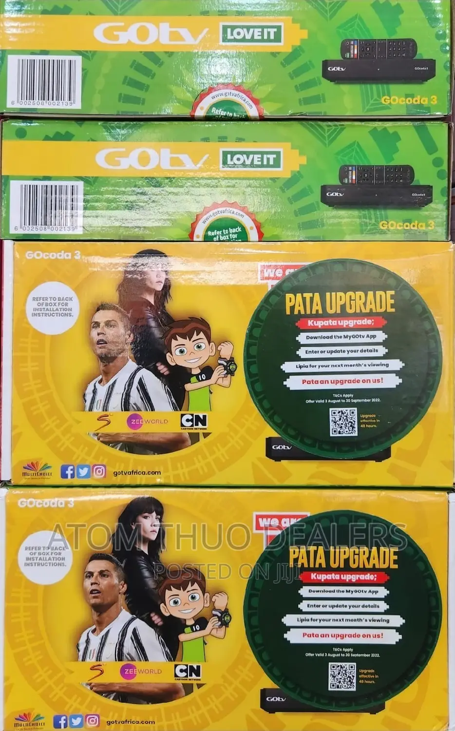 *GOTV DECODER at 1,700* With One Month Paid Subscription
