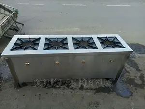 Modern Commercial Gas Cooker Stainless Steel.