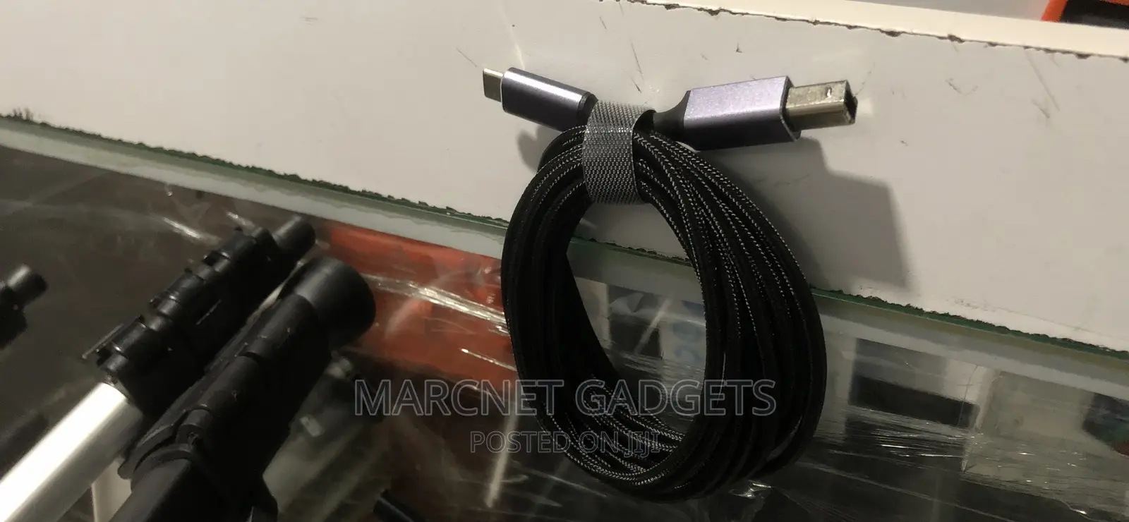Metallic Shielded Strong USB C to USB B Printer Cable
