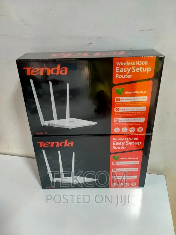 Tenda F3 Wifi Router 300mbps Available