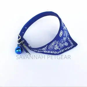 Multi Color Dog Scarf Collar Adjustable Soft Pet Collars