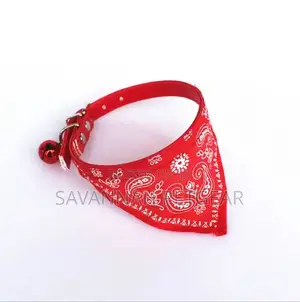 Multi Color Dog Scarf Collar Adjustable Soft Pet Collars