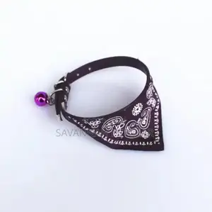 Multi Color Dog Scarf Collar Adjustable Soft Pet Collars