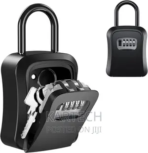 Metallic Key Lock Box, Wall Mounted Key Safe Box