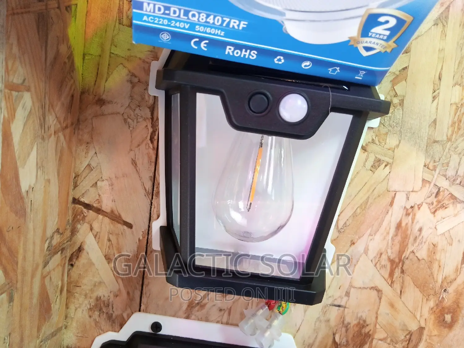 Solar Wall Light With Motion Sensor