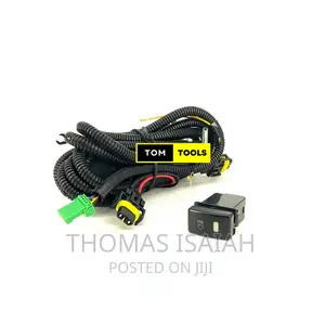 Fog Light ON OFF Switch With Wiring Harness, 40A Relay, Conn