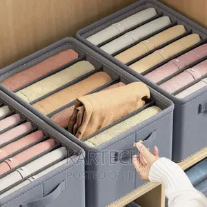 9 Grid Closet Clothes Organizer Storage Box