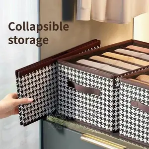 9 Grid Closet Clothes Organizer Storage Box