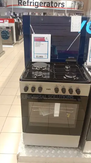 Von 60by 60 3gas Burner + 1hot Plate With Electric Oven
