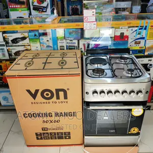  Von Standing Cooker
3g+1e
Electric Oven 
50cmx60cm.