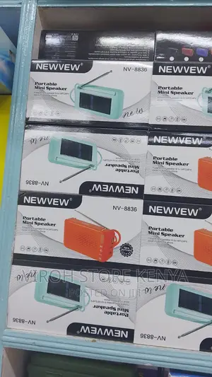 Newvew Portable Mini Speaker Rechargeable With FM Radio