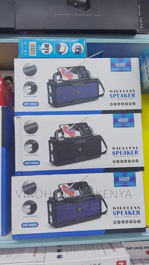 HF-002 Portable Bluetooth Speaker With Radio and Torch