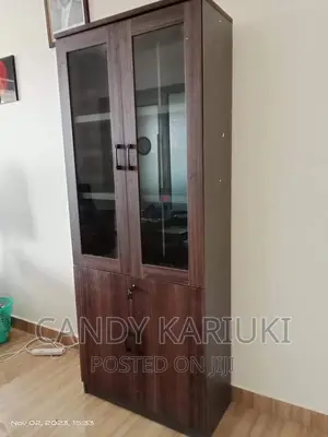 Wooden 2 Door File Cabinet