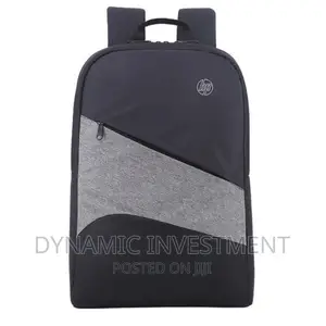 HP Grey Black Laptop Backpack Bag for Upto 15.6 Inch