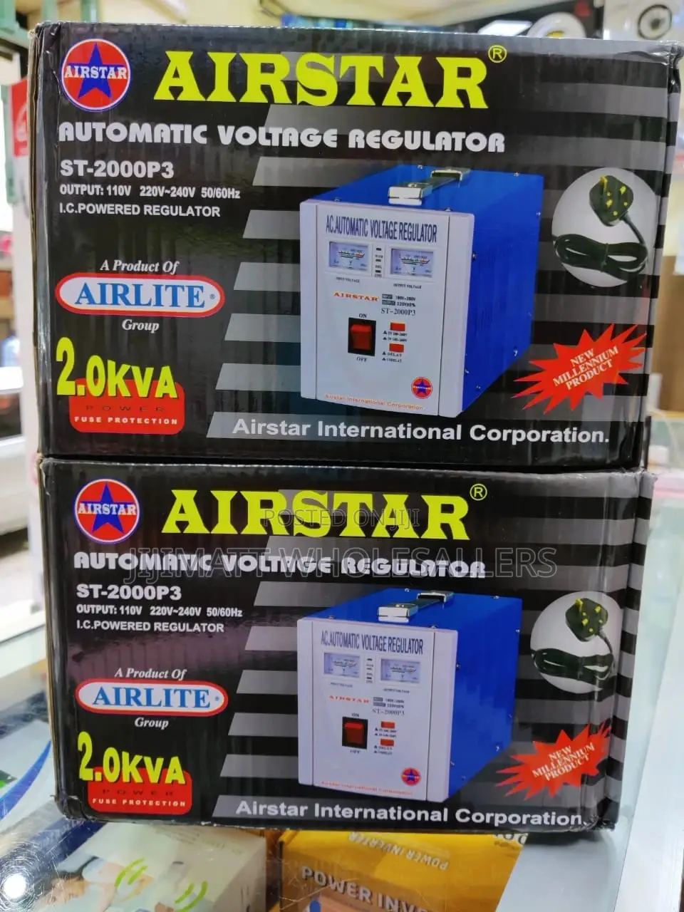 Airstar Automatic Voltage Regulator 2.0KVA Available