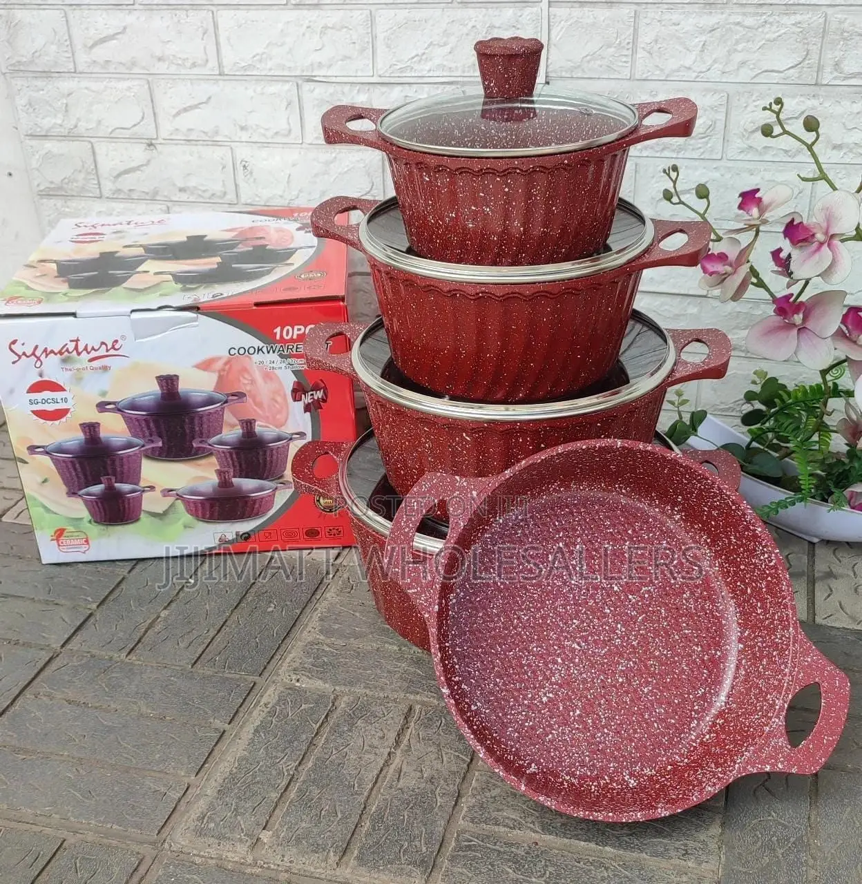 10pcs Signature Ceramic Cookware