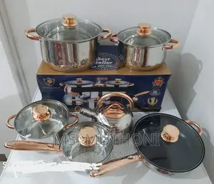*12 PCS Stainless Kaisavilla Cookware Set*
