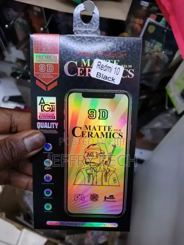 Tempered Glass for Redmi Note 10 Matte Ceramic Screen Protec