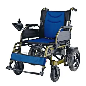 Compact Folding Electric Wheelchair (Blue)