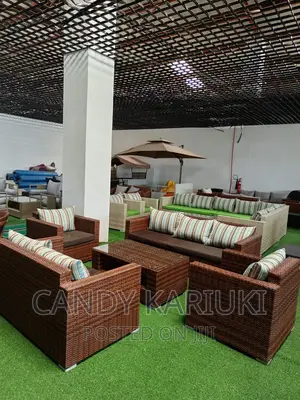 7 Seater Garden Sofa Plus a Table