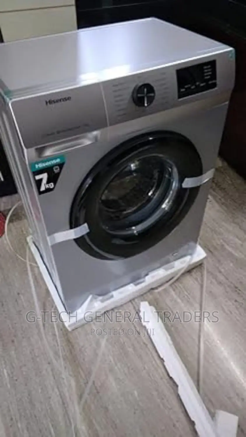 Washing Machine Front Load Fully Automatic 7kg Silver