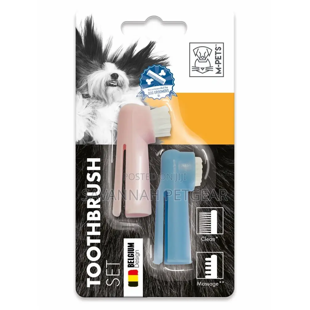 M-Pets Dog Toothbrush Set - 2 PCS
