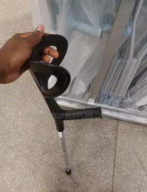 Open Elbow Crutches ( Black)