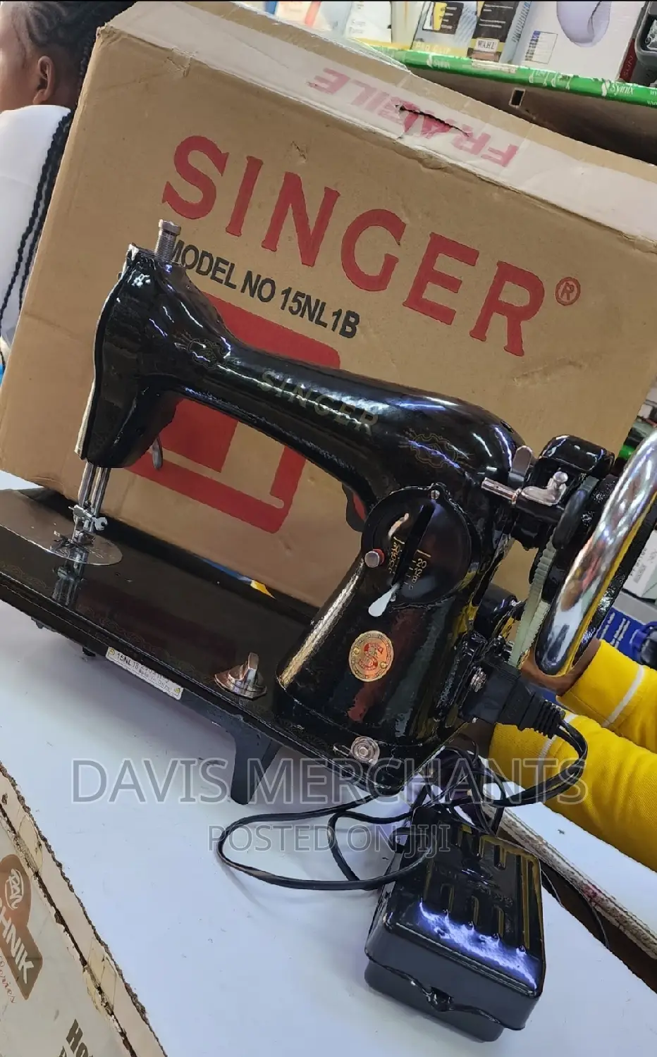 Singer Sewing Machine Head With Electric Motor