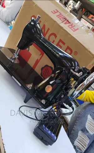 Singer Sewing Machine Head With Electric Motor