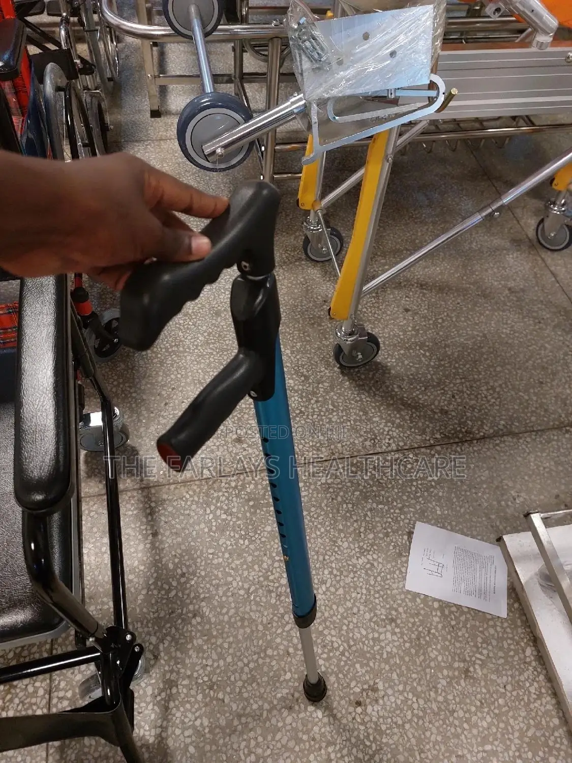 Walking Stick _ Under Arm Use.