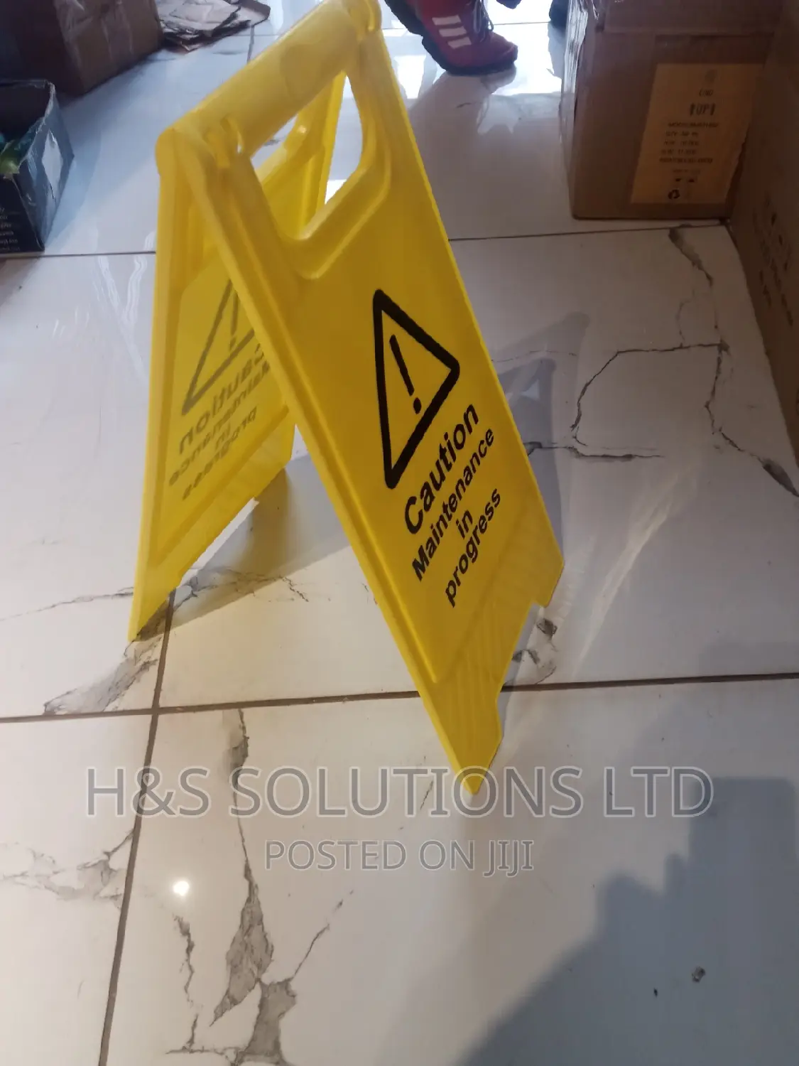 Caution Sign/ Maintenance In Progress