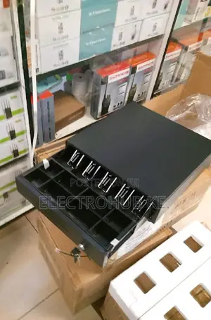 5 Tray Pos Cash Drawer - Smooth Slide Lockable Design