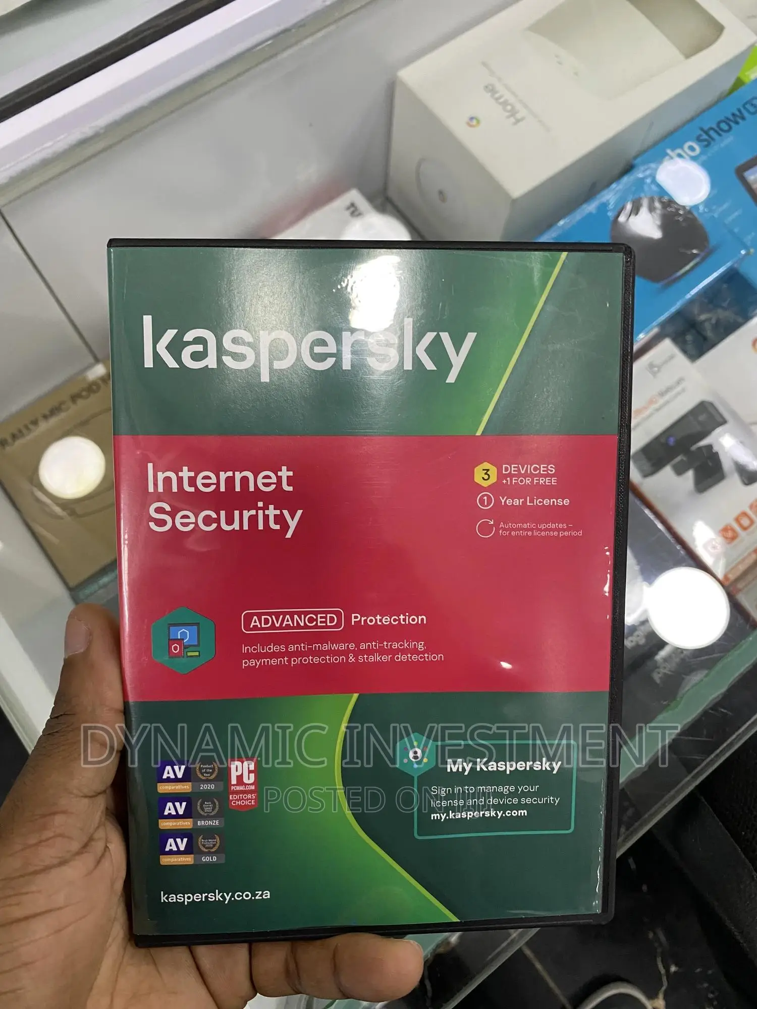 Kaspersky Internet Security 3 User(Plus 1)
