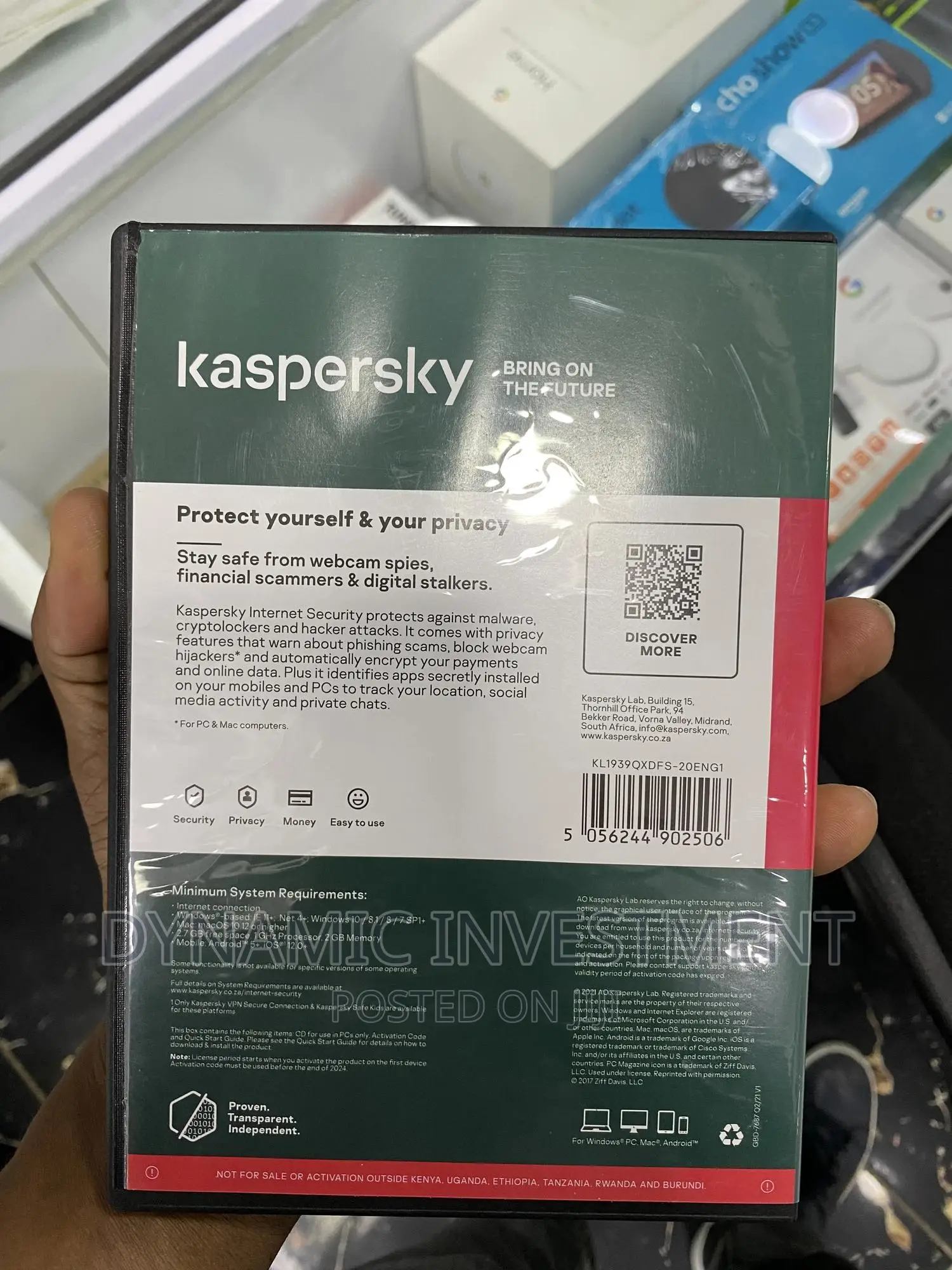 Kaspersky Internet Security 3 User(Plus 1)
