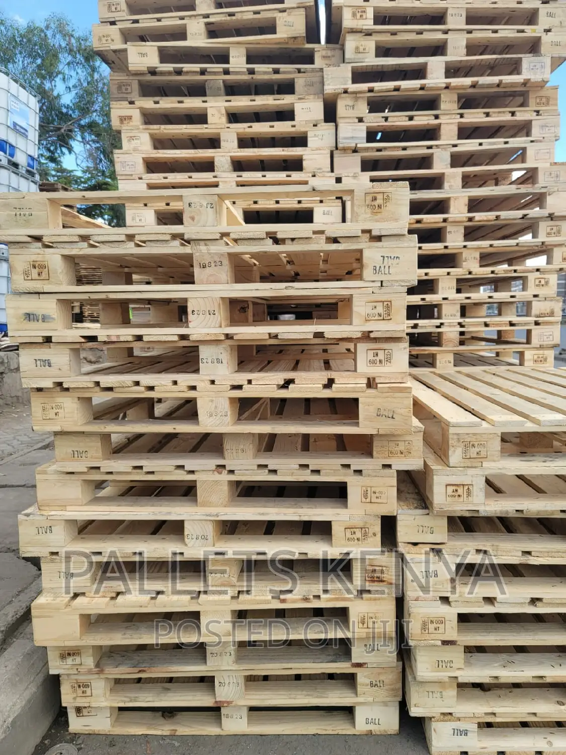 Wooden Pallets- 1.4m by 1.1m.(#,)
