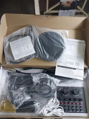 Codenser Microphone With Live V8 Sound Card
