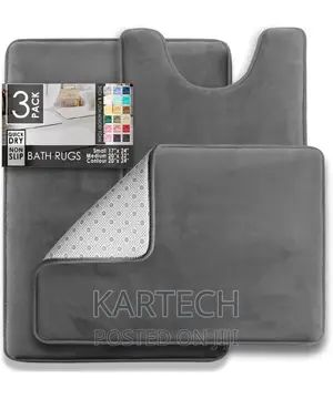 Bath Memory Foam Mat Set for Bathroom